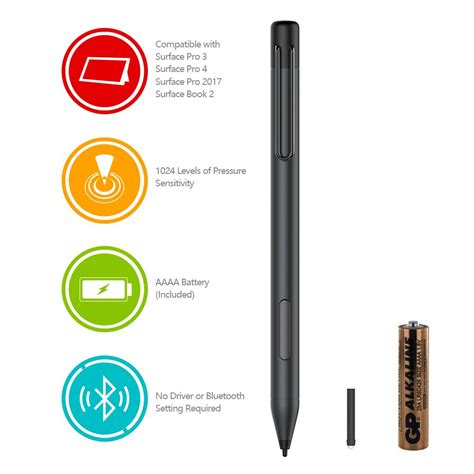 Surface Pen Stylus Pen For Microsoft Surface Pro 6 Pro 5 Pro 4 Pro 3 Surface Book Surface Laptop
