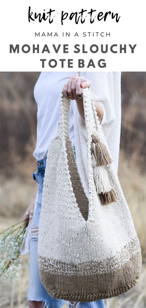 This Gorgeous Knit Bag Is Simple To Make And Theres A Picture Tutorial