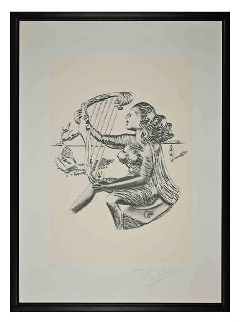 The Music Lithograph Attr To Salvador Dalí­ 1980 At 1stdibs