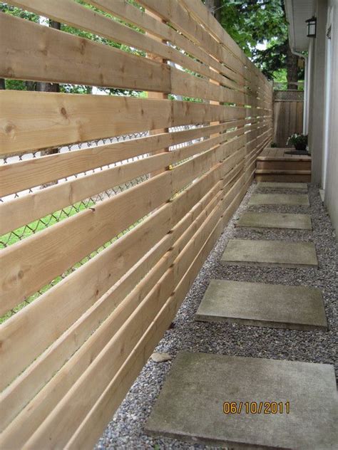 Maybe you would like to learn more about one of these? use to cover up chain/link fence... Cedar fence... | Outdoors | Pinterest | Fence design, Chain ...