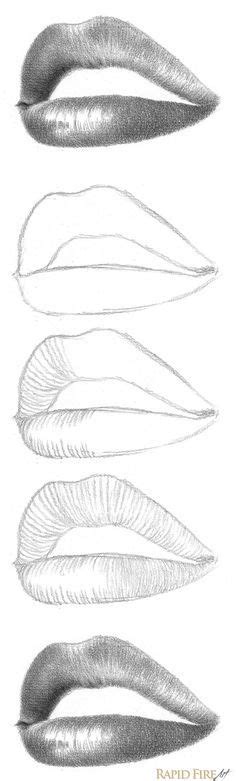 How To Shade And Pencil Shading Techniques Lips Drawing Art Drawings