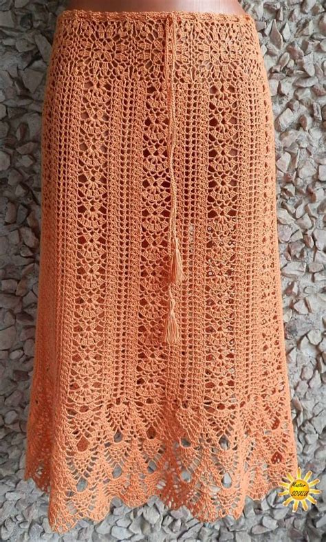 Handmade Skirt Redhead Crochet Skirts Crochet Skirt Crochet Skirt