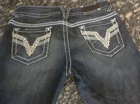Vigoss Womens 9x30 Jeans With Fancy Pockets Ebay