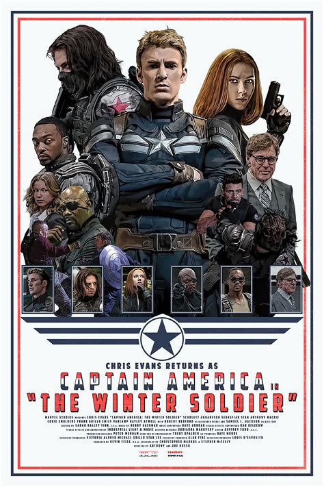 Captain America The Winter Soldier Posterspy Captain America