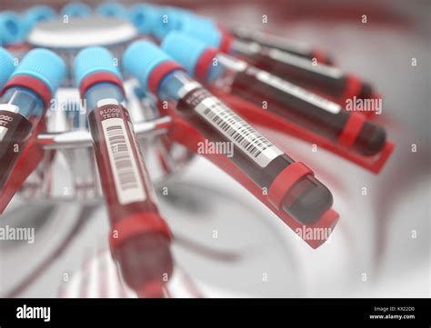 Blood Samples In Centrifuge Illustration Stock Photo Alamy