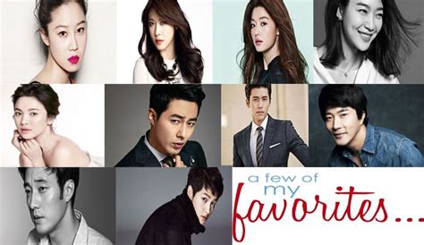 My Top 5 Korean Actors And Actresses The Seoul In Me