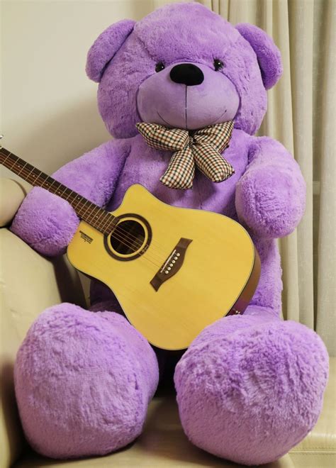 78 Giant Purple Teddy Bear 65 Ft Full Stuffed Toy