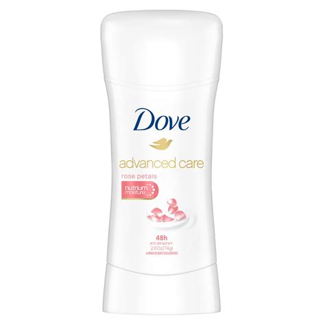 Dove Advanced Care Antiperspirant Deodorant Stick Rose Petals 2 6 Oz