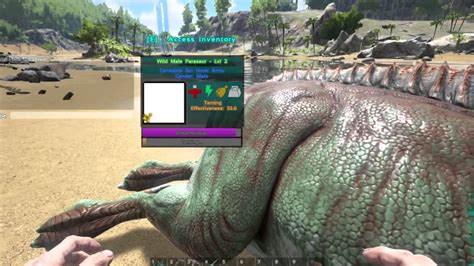 How To Tame A Dinosaur In Ark Youtube