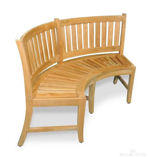 These teak garden table and chairs are the epitome of luxury and style. Curved Teak Bench 5ft - Estate Collection - Teak Benches ...