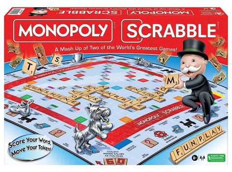 Monopoly Scrabble A Mash Up Of Two Of The Worlds Greatest Games