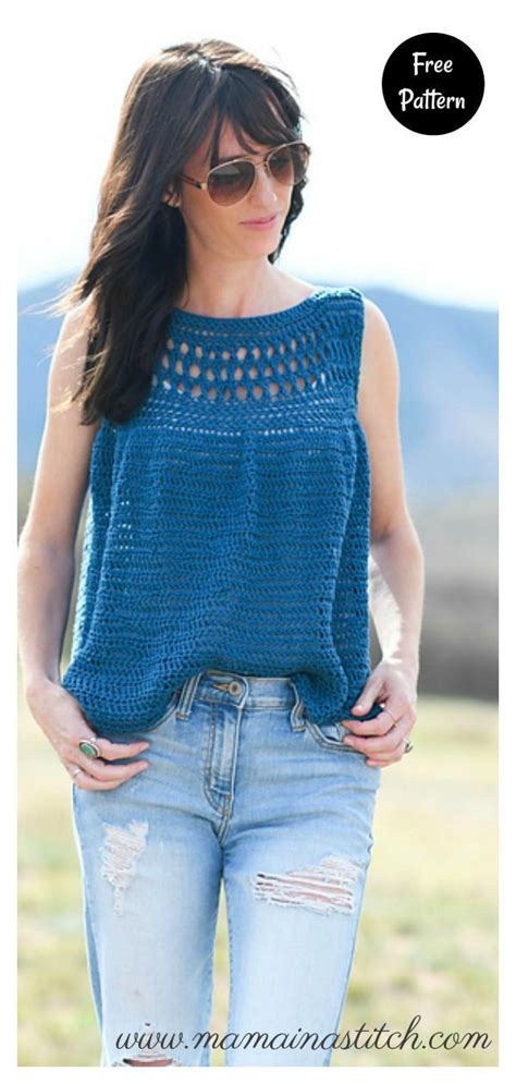 Summer Top Free Crochet Pattern And Paid Crochet Top Pattern