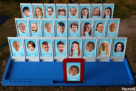 (c'est le roman d'amour) la suite de dessins qui racontent une même histoire ou présentent un même personnage. Play Vulture's Game of Thrones 'Guess Who?' -- Vulture