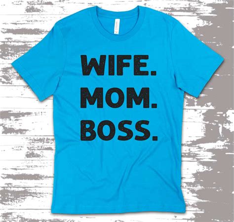 Wife Mom Boss Inked Custom Printing