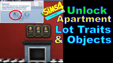 How to Unlock Apartment Lot Traits and Objects - YouTube