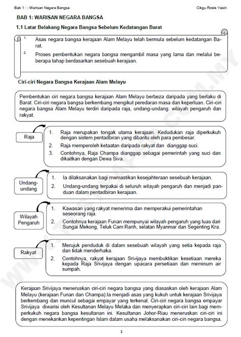 Sejarah Tingkatan 1 Bab 4 Latihan Dan Jawapan  Next Tingkatan