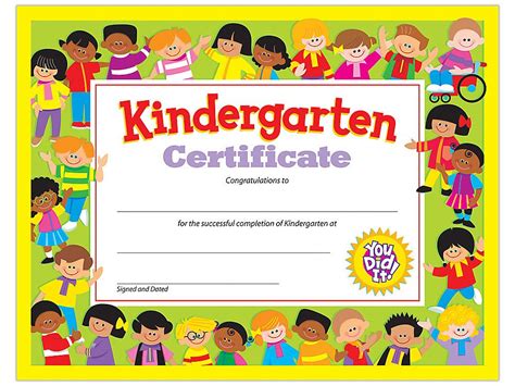 Kindergarten Graduation Certificates In 2021 Kindergarten