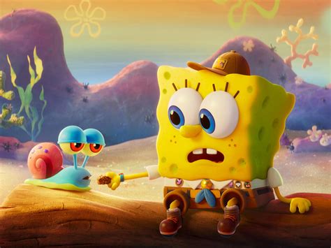 The Spongebob Movie Sponge En El Fondo De Pantalla Run 4k Hd Desktop