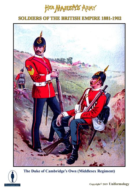The Duke Of Cambridges Own Middlesex Regiment Army Soldier Royal