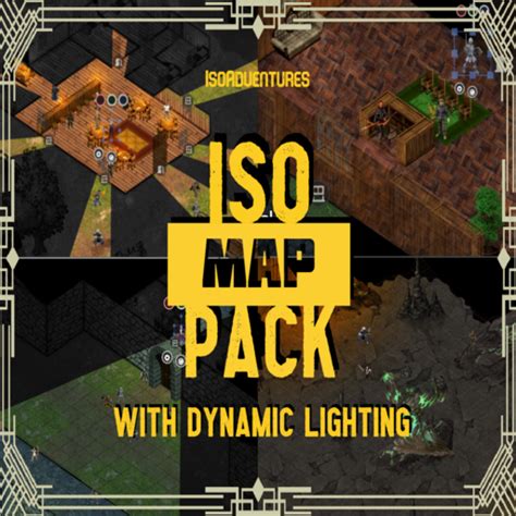 Isometric Adventures Map Pack W Dynamic Lighting Roll20 Marketplace