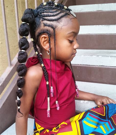 Box braids, black braided buns, cornrows, rope braids, to name a few. Natural Braided Hairstyles for Black Girls ...