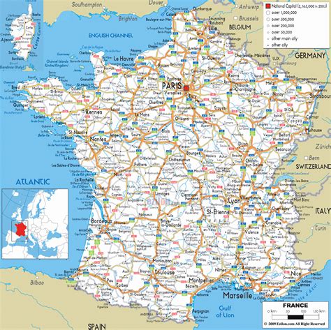 Carte De France Villes Voyages Cartes