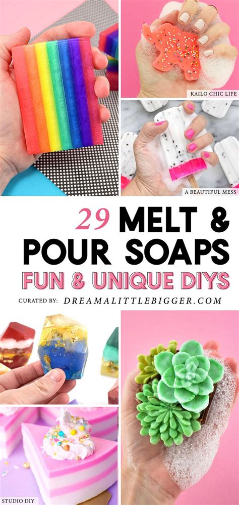 29 Diy Fun And Colorful Melt And Pour Soaps Diy Soap Bars Diy Soap