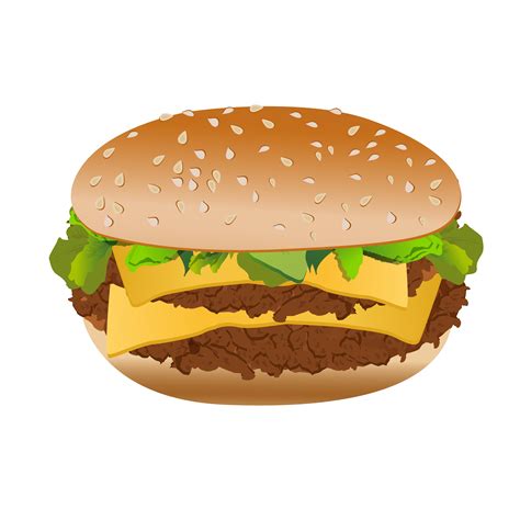 Cheeseburger Vector Illustrator Graphics Creative Market