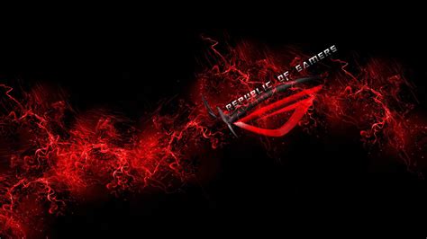 Wallpaper 1920x1080 Px Asus Black And Red Gamers Pc Gaming Video
