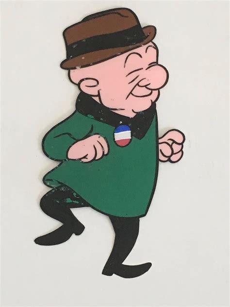 Jules Engel Mr Magoo Original Vintage Animation Cel Hand Drawing