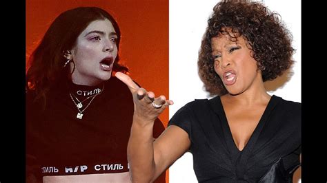 Lorde Apologizes For Bathtub Post With Whitney Houston Lyrics Youtube