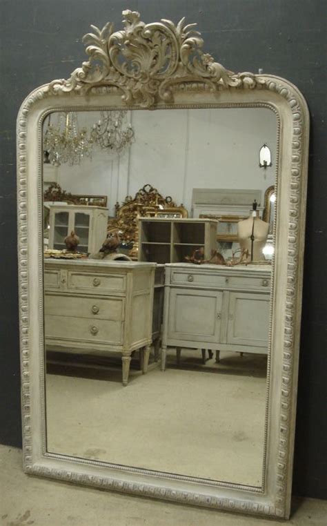 Large Antique French Mirror 298843 Uk