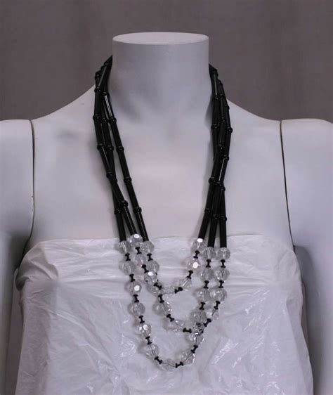 Pierre Cardin Lucite Necklace For Sale At 1stdibs