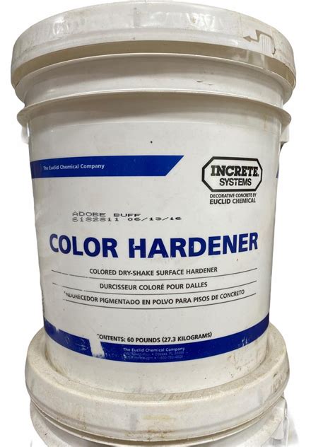 Increte Color Hardener For Stamped Concrete Chas E Phipps