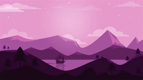 999 Purple Background Mountain Cho Slide Tự Nhiên Tải Ngay