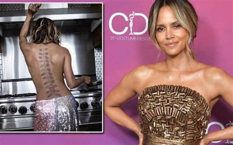 Halle Berry With Massive New Back Tattoo Friday Rumors