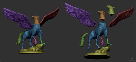 Griffin Hippogriff Zbrushcentral