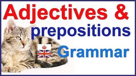 Adjectives With Prepositions English Grammar Lesson Youtube