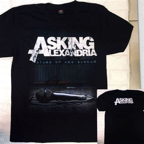 Asking Alexandria Black Rock Shirt Lazada Ph