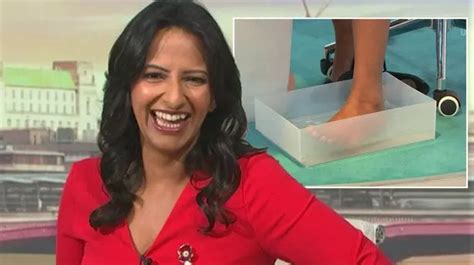Strictly S Ranvir Singh Forced To Host Gmb With Foot In Box Of Icy Water Mirror Online