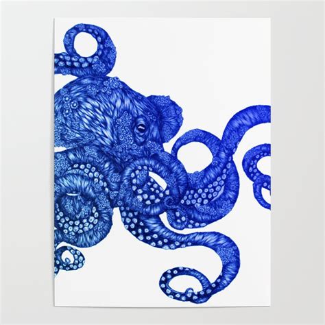 Ombre Octopus Poster By Ecmazur Society6