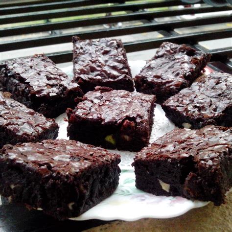 Tutorial double choc cream cheese brownies. Dapor Comel Delight: Chocolate Nutty Brownies