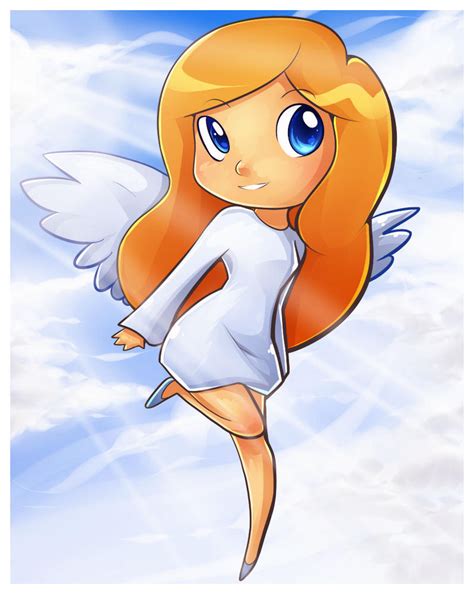 How To Draw An Easy Angel By Dragoart On Deviantart