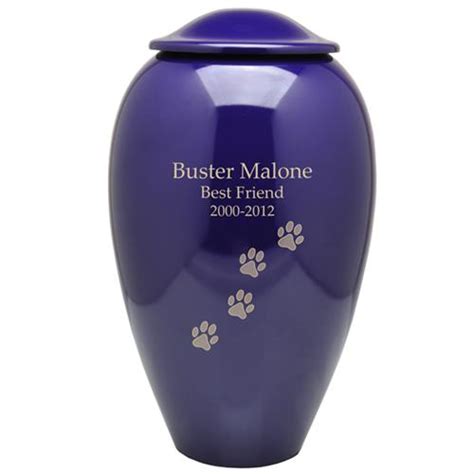 Pet cremation urns pet keepsake urns pet cremation jewelry scattering cremation urns photo pet pet cremation urns. Large Pet Urn | Purple Premium Brass Pet Cremation Urn