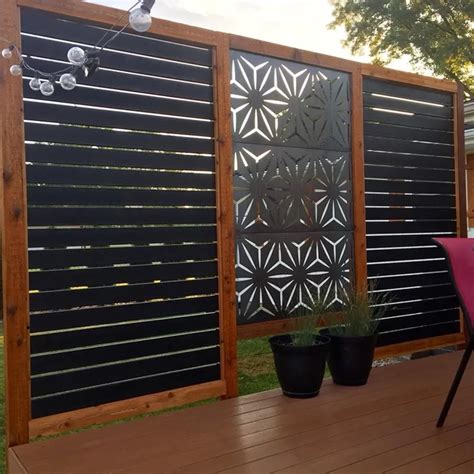 65 Ft H X 4 Ft W Screen Series Metal Privacy Screen Privacy Fence