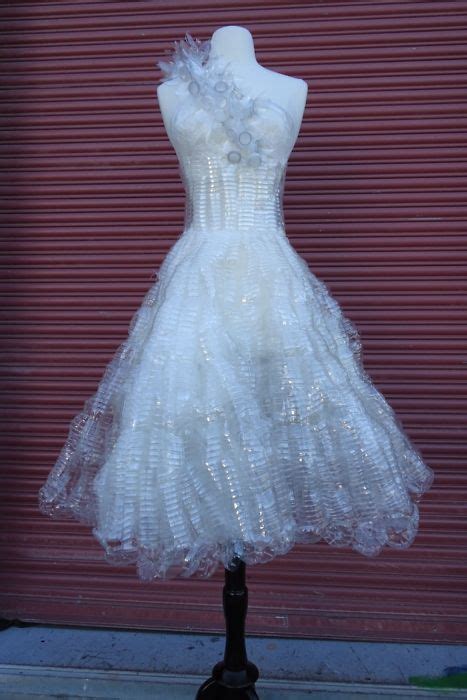 Plastic Dress Recycled Dress Plastic Dress Recycled Costumes