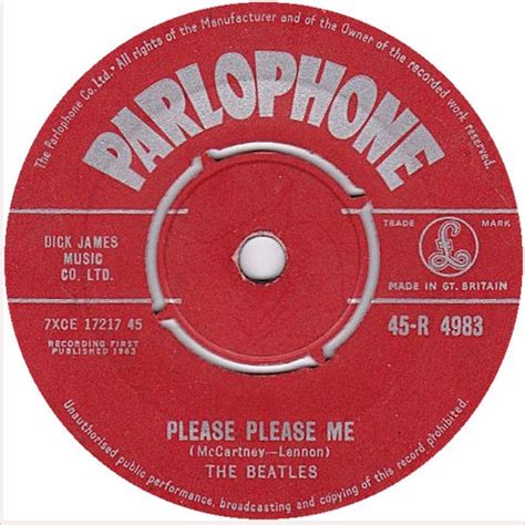 The Beatles Please Please Me 1963 1st Issue With Made In Gb Vinyl Discogs
