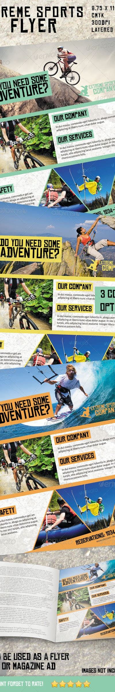 Extreme Sports Flyer Magazine Ad By Ingridk Graphicriver