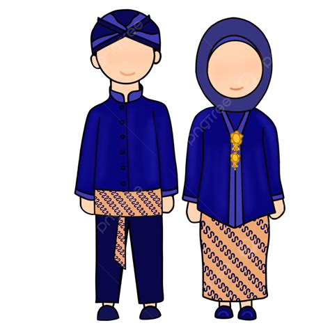 Ilustrasi Baju Adat Jawa Barat Indonesia Baju Tradisional Bahasa