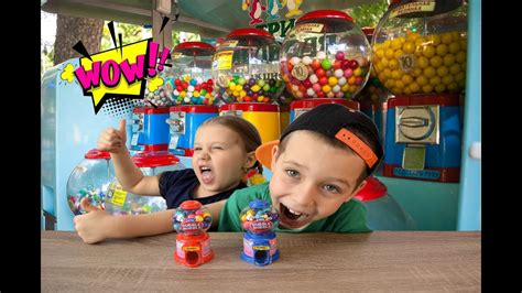 Игра в магазин жвачек! Мини автоматы жвачек | 0+ - YouTube